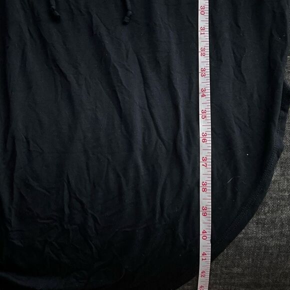 GB Ruched Side Black Surplus Dress - Picture 14 of 14